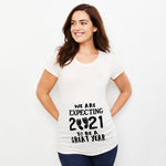 Baby Footprint Maternity T-Shirt