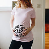 Baby Footprint Maternity T-Shirt