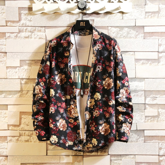 Business Casual Printed Shirt