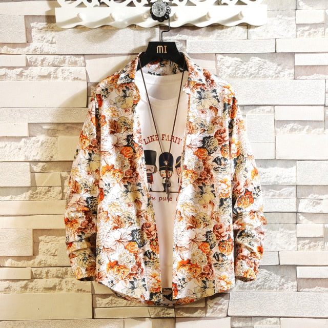 Business Casual Printed Shirt