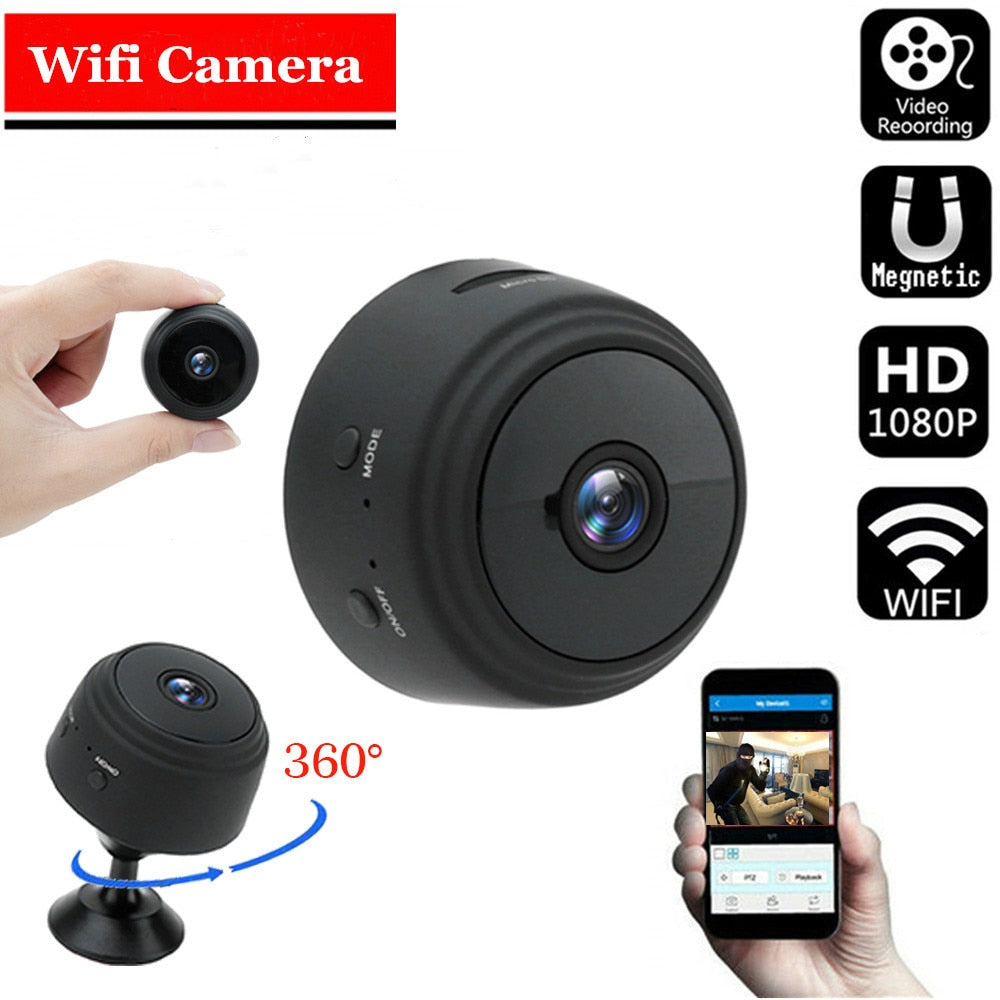 1080P HD IP Mini Night Vision Security Camera With Remote Control