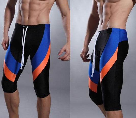 Men's swimming trunks swimming trunks Fitness swimwear long