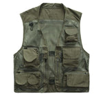 Mesh Multi Pocket Casual Vest
