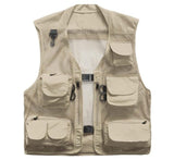 Mesh Multi Pocket Casual Vest