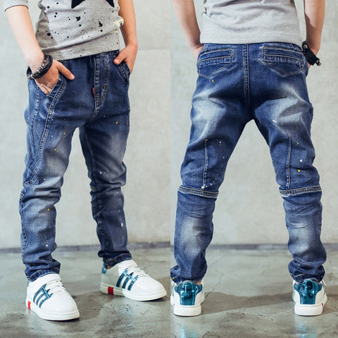 Boy's Splash-Ink Jeans