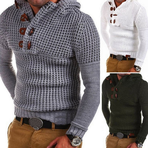 Solid Knit Sweater Pullover