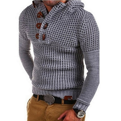 Solid Knit Sweater Pullover