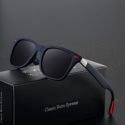 Polarized Square Frame Sunglasses