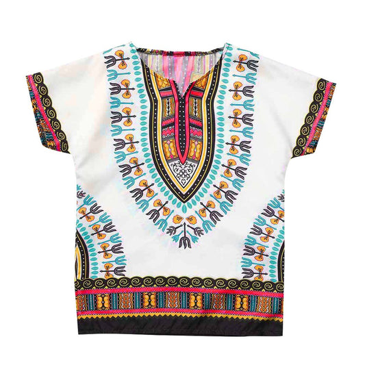 Unisex Short Sleeve African Dashiki