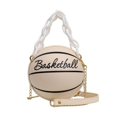 Personality Basketball Purses For Teenagers Women Bags Crossbody Chain Hand