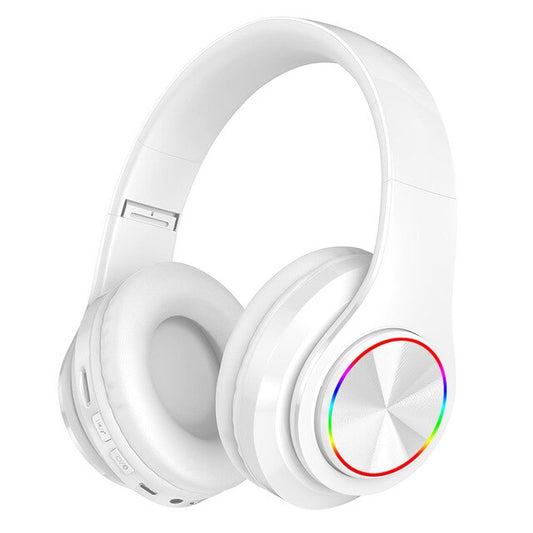 B39 Wireless Bluetooth 5.0 Portable Headphone With Portable Foldable LED Lights