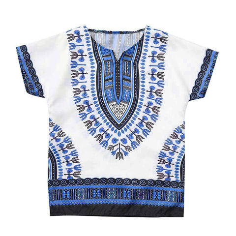 Unisex Short Sleeve African Dashiki