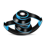 Headphone / Earphone Wireless Speaker With SD Card with Mic Play