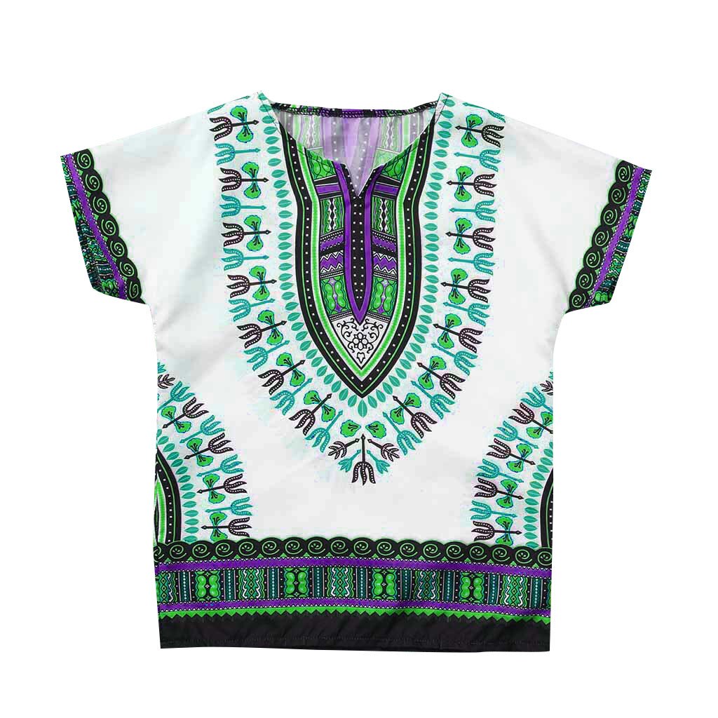 Unisex Short Sleeve African Dashiki