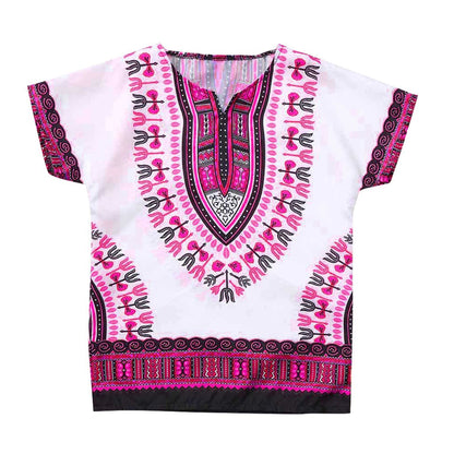 Unisex Short Sleeve African Dashiki