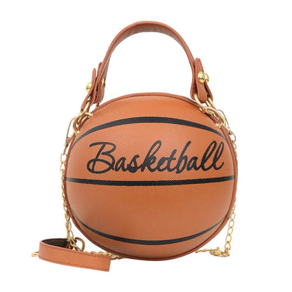 Personality Basketball Purses For Teenagers Women Bags Crossbody Chain Hand