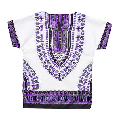 Unisex Short Sleeve African Dashiki